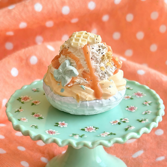 Waffle Ice Cream Silicone Squishy Toy