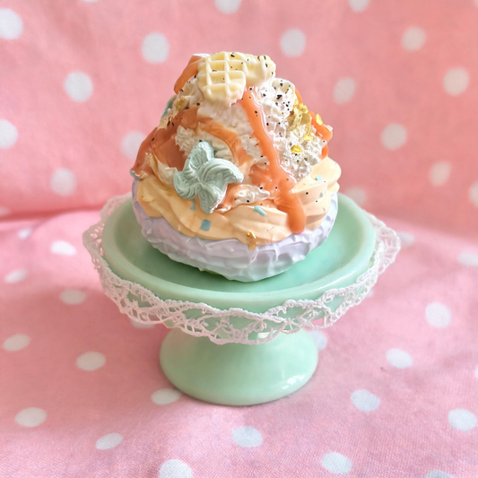Waffle Ice Cream Silicone Squishy Toy