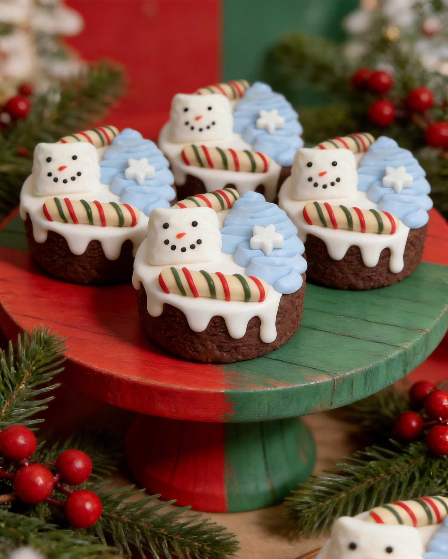 Christmas Snowman Silicone Squishy | Food-Grade Stress Relief Toy