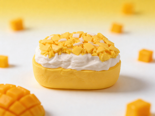 Mango Cake Silicone Squishy