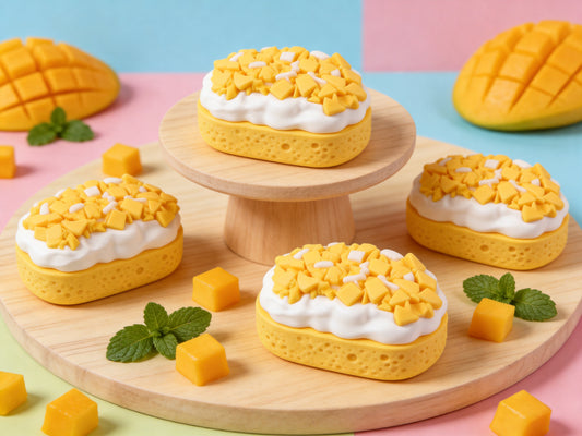 Mango Cake Silicone Squishy