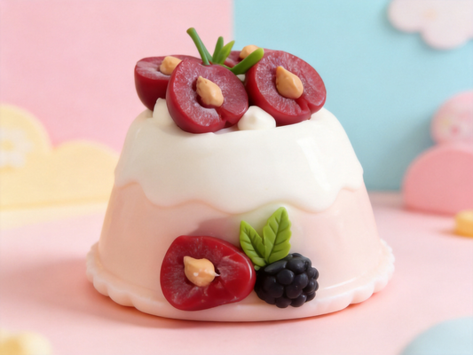 Cherry Cake Silicone Squishy Toy